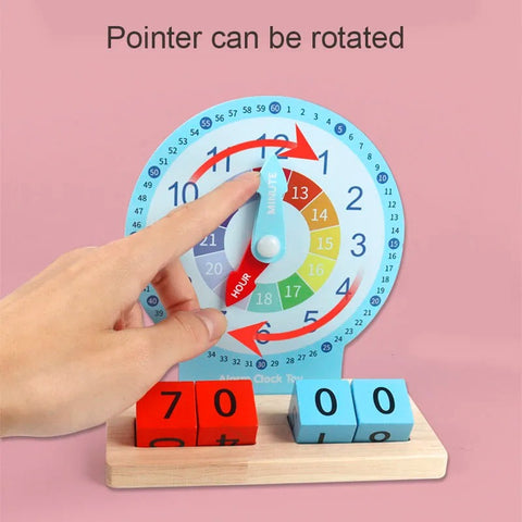 Children Montessori Clock Educational Toys