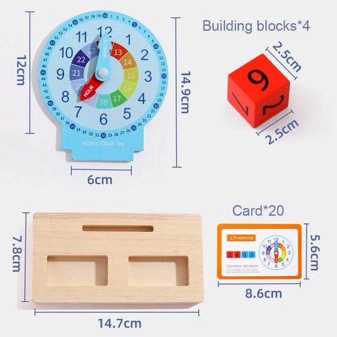 Children Montessori Clock Educational Toys