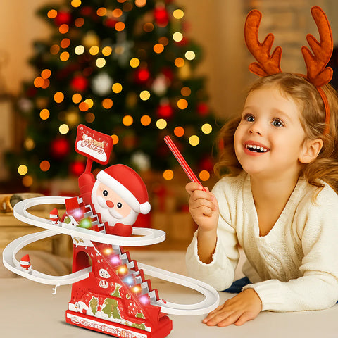 Christmas Santa Slide Roller Coaster Fun